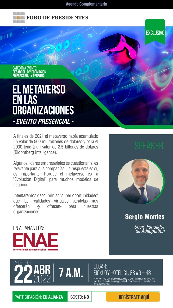 El Metaverso En Las Organizaciones Sergio Montes.
